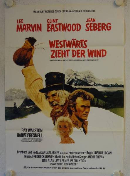Paint your Wagon original release german movie poster